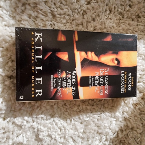 Killer A Journal of Murder James Woods Robert Sean Leonard VHS Tape Sealed - Picture 1 of 6